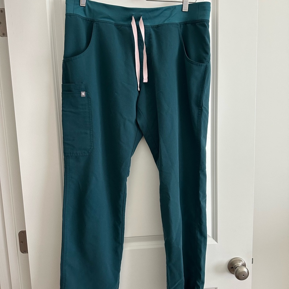 Figs Caribbean Blue Kade Pants - Large